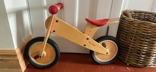 Kokua wooden balance bike - wooden,