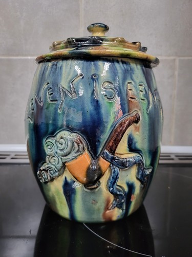 Dutch vintage majolica tobacco - dutch,