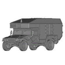 NEW 3D Printed 1/72 U.S. Army  Ambulance Unpainted Model Kit