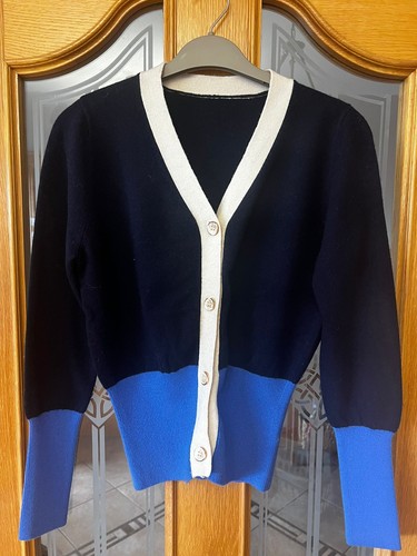 Wool blend open - open, cardigan
