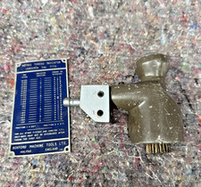 Boxford Lathe Metric Thread Dial Indicator and Chart -  Brown