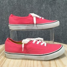 Airwalk Shoes Womens 9 Rio Sneakers Pink Canvas Lace Up Low Top Comfort Casual