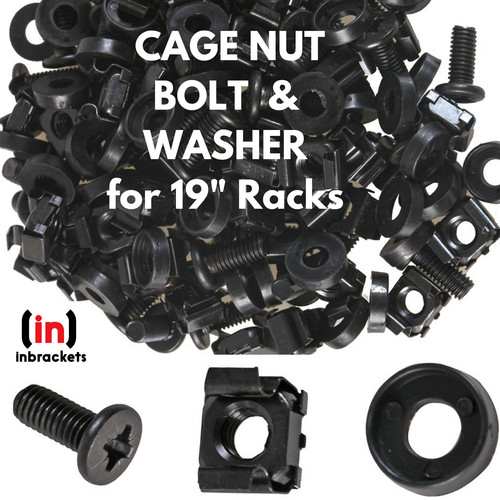 Black cage nuts and - and, bolts