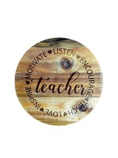 GIFT FOR TEACHERS/Acacia Wood Spinning Turtable Lazy Susan/Crafted piece designe