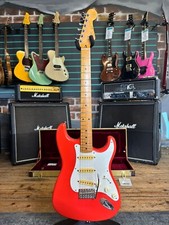 Squier MIJ Hank Marvin Signature Stratocaster Fiesta Red 1991 Electric Guitar