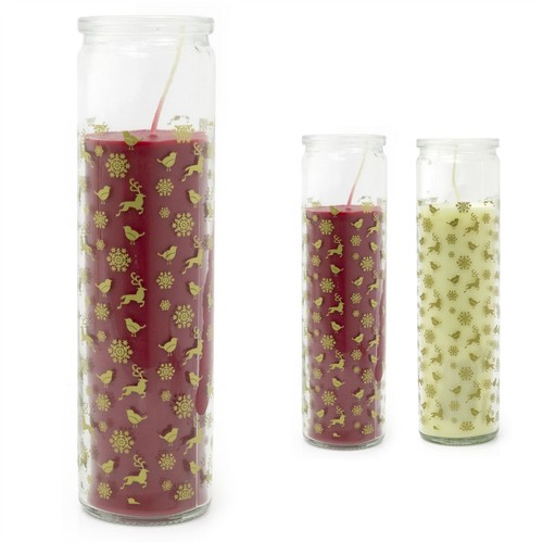 Christmas advent pillar candle - pillar,
