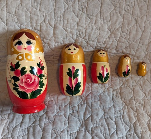 Russian doll piece nesting - russian, 5-piece