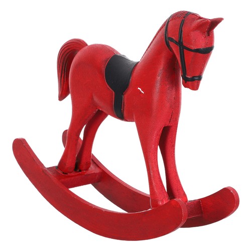 Vintage wooden rocking horse - vintage,