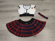 Vintage Ann Summers Head Girl Schoolgirl Fantasy Dress Up Outfit Size 12-14