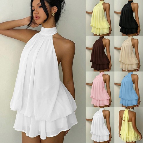 Women backless halter neck - women,
