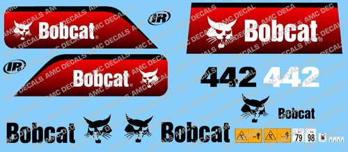 Bobcat 442 mini digger decal - 442,