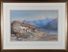 Cossart - Early 20th Century Watercolour, Lakeside Cottage