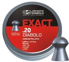 Jsb exact air pellets - .20, full