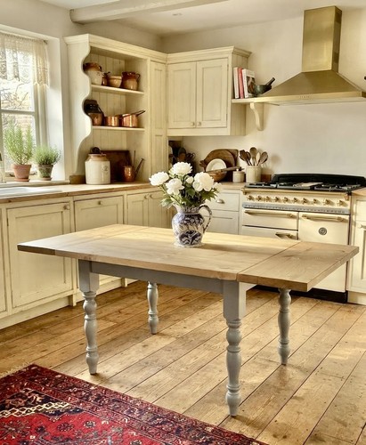 Plank top solid pine seater - top,