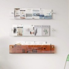 Acrylic magazine rack - 1x,