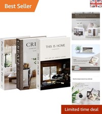 Set of 3 Faux Decorative Books