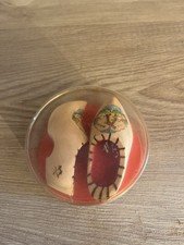 pair of miniature Dutch clogs, a traditional souvenir from the Netherlands