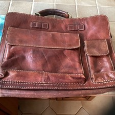 The Bridge Leather Briefcase