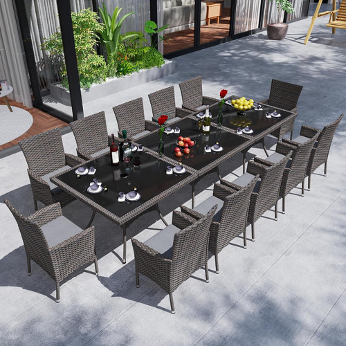 Pieces dining sets - 15-pieces, 12