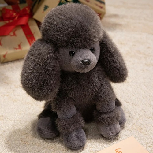 Poodle dog black - black, inch