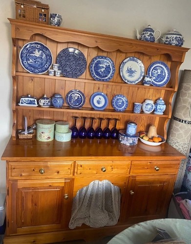 Solid wood pine welsh dresser - solid,