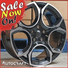 19" QUEENSTOWN Style ALLOY WHEELS X4 - TYRES Fits : SEAT / SKODA PCD: 5x112