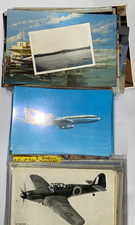 65 AVIATION POSTCARDS AEROPLANES AIRCRAFT MILITARY SPOTTER IDENTIFY AIRPORT ETC