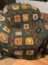 Green Handmade Granny Square