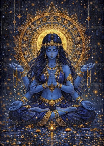 Kali hindu goddess wall art - kali,