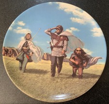 Wedgwood China 8" Plate Pursuit In Rohan Lord of the Rings By Ted Nasmith