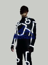 Tron LED Costume for Flyboard Show Waterproof Single Color Stage led suit