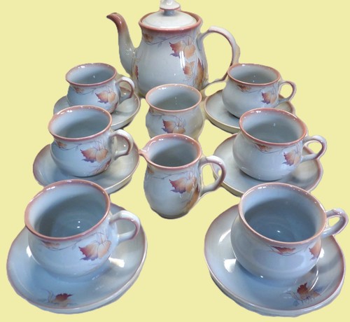 Stoneware tea set by - tea,