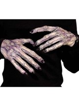 Adult Halloween Scary Monster Ghoul Fancy Dress Horror Cosplay Gloves Hands