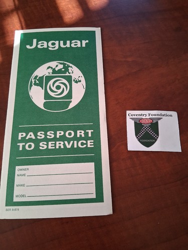Original 1979 jaguar - original, passport