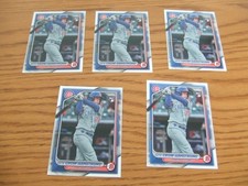 2024 Bowman #85 Pete Crow-Armstrong Rookie Cards x 5 CUBS