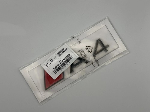 Gloss black rhombus audi - gloss, a4