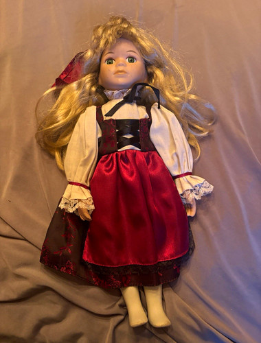 Porcelain doll amèlie - porcelain,