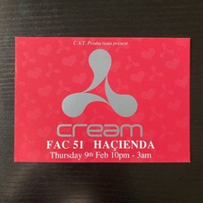 CREAM Valentines club flyer -