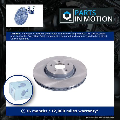 Brake discs pair - brake, vented