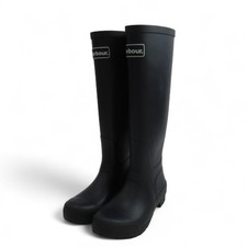 Barbour Wellington Boots UK 3 Blue Rubber Womenswear Outdoor - Preloved