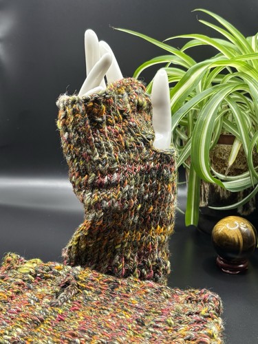Fingerless gloves arm warmers - gloves/arm,
