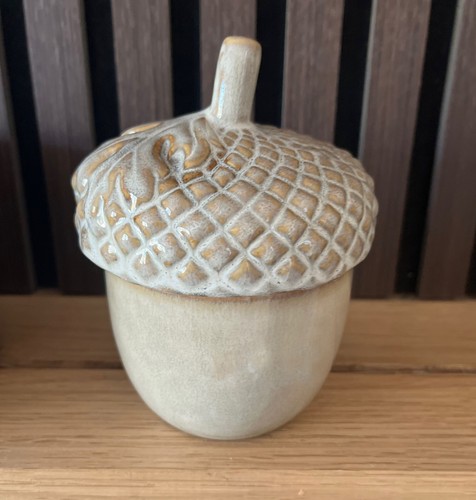 Ceramic acorn with lid - acorn,