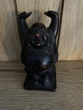 happy buddha Black/brown Resin