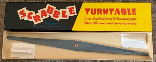 Scrabble turntable vintage - scrabble,