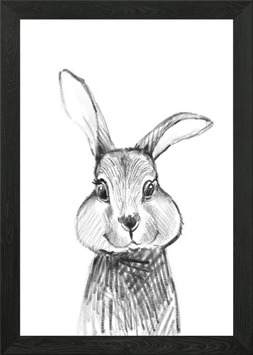 Rabbit framed wall - framed, poster