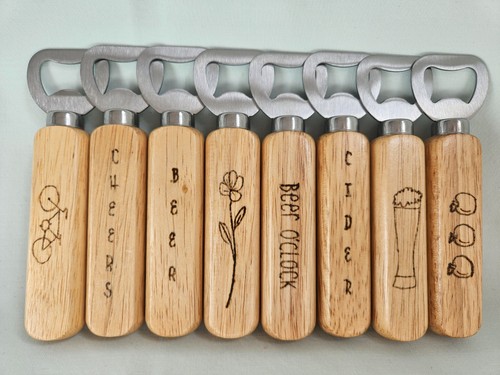 Handburnt bottle opener - handburnt,