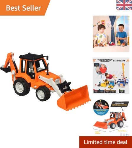 Inch battery powered backhoe - 7-inch, battery-powered