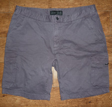 Men's MUSTO Grey Cargo Shorts Sailing Boating 100% Cotton Size Waist 40 Yachting