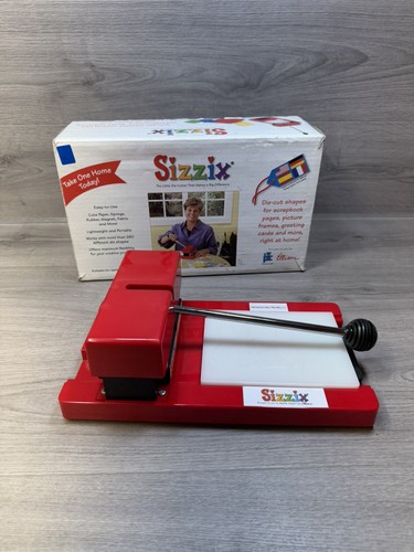 Sizzix red original die cutter - sizzix,