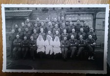 WW2 British Prisoners Of War.  Historic photograph. STALAG 9C.